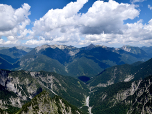 ... und wenige Minuten später können wir die Aussicht nach Norden genießen.
