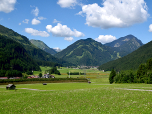 Der Ausblick nach Westen Richtung Bichlbach