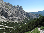 Schöner Blick über das Trawiestal