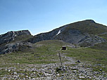 Blick zurück zum Fleischer-Biwak