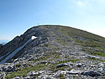 Blick zurück zum Hochschwabgipfel