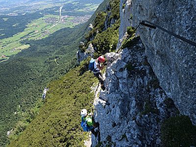 ... recht luftig im B/C Gelände fort.