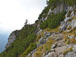 Danach folgt ein längerer Quergang