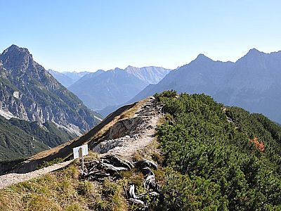 Blick zurück nach Osten