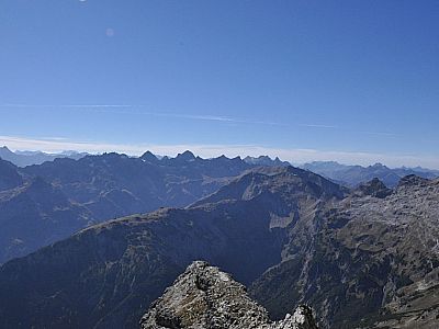 mehr Gipfel sichtbar.