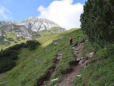 Der Predigtstein glänzt in der Sonne