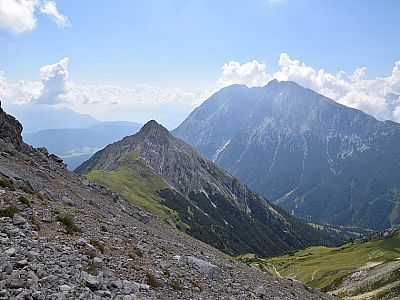Die Hohe Munde hinter dem Predigtstein