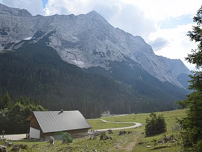 Nachdem wir den Fahrweg erreicht haben ... 