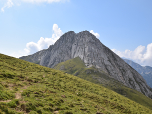 Die Aussicht vom Sattel zum Predigtstein