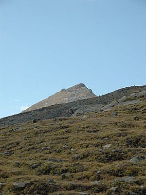 Der Gipfel zeigt sich