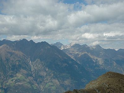 Blick nach Nord zur Texelgruppe