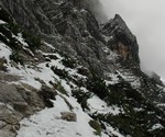 Blick zum Klettersteig Leoganger Süd