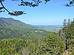 Blick aufs Alpenvorland...
