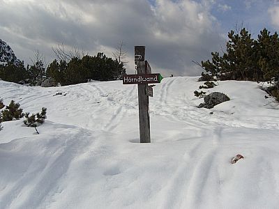 Abzweigung zur Hörndlwand