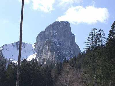 ...zeigt sich die Hörndlwand