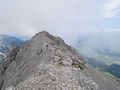 ... und nach Osten zurück zur Walderkampspitze