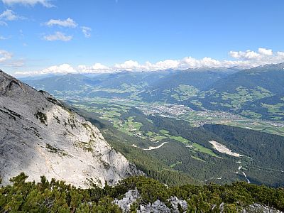 Nach Ausblick in das östliche Inntal