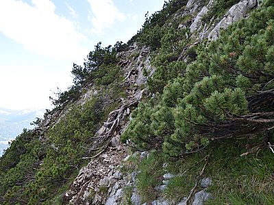 Auf der Südostseite ...