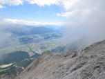 Der Blick ins Inntal auf Hall