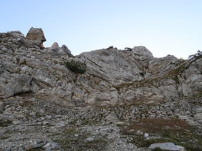 Vor dem Ausstieg auf die gelben Punkte achten...