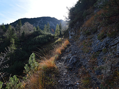 ... der Weg bereitet uns hier aber keine Schwierigkeiten