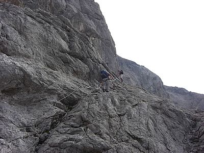 ...an den Wänden...