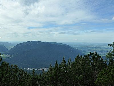 Blick auf Oberau und den Großen Laber