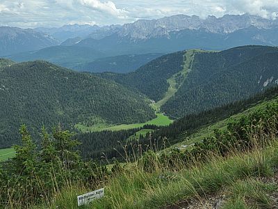 Die ehemalige Wank-Skipiste