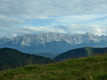 Das Wettersteingebirge im Süden