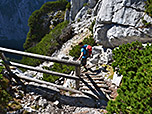 Der Weg wird auch von den Besuchern des Kehlsteinhauses begangen