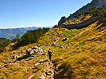 Nicht mehr weit bis zum Klettersteig-Einstieg