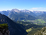 Blick zum Watzmann und zum Hochkalter
