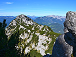 Blick zum Kehlstein, rechts der Untersberg