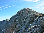 Blick zum Gipfel des Hohen Göll