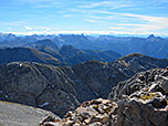 Blick über das Hohe Brett zum Steinernen Meer
