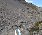 Bestens markierter Weiterweg