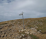 Abzweig zur Schwarzwasserhütte