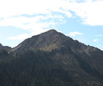 Blick zum Walmendinger Horn