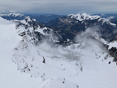 Immer wieder ziehen Wolken auf