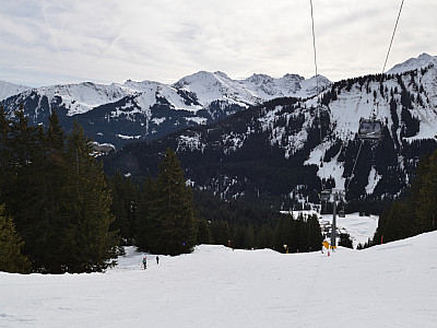 Der Ausblick zurück ins Tal nach Südosten