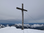 Das Gipfelkreuz des Hohen Ifen