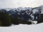 Der Ausblick zurück ins Tal nach Südosten