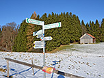 ...und kommen zu einer Verweigung, die wir uns für den Abstieg merken