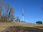 Blick zum Sender Hohenpeißenberg