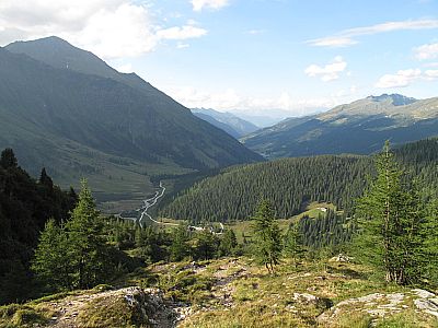 Blick zurück ins Rauriser Tal