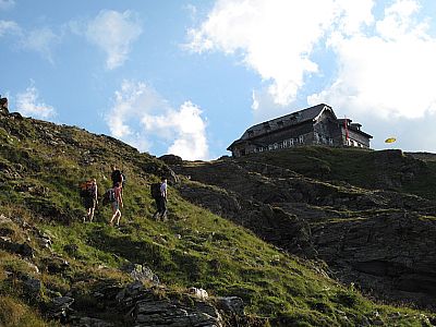 Das Schutzhaus Neubau...