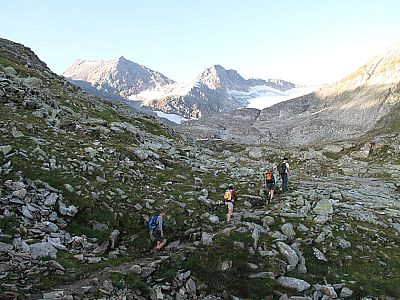 Kurz nach der Neubauhütte...