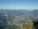 Blick über  Berchtesgaden hinweg