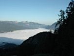 Unter den Wolken liegt Berchtesgaden