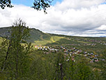 Blick auf Hovden